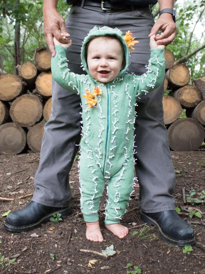 Prickly Cactus Costume for a Toddler