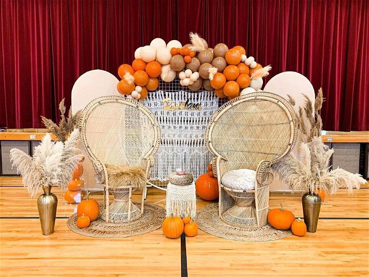 Pumpkin Baby Shower Decoration