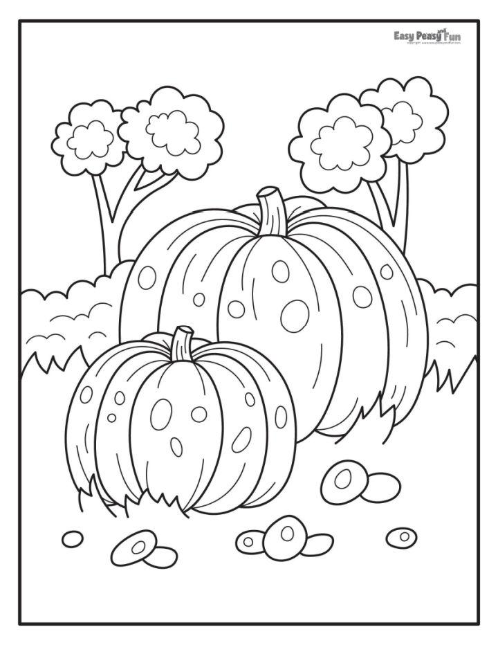 Pumpkin Coloring Pages And Pintables