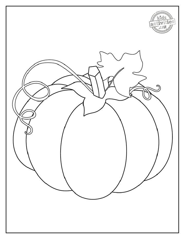 Pumpkin Coloring Pages For All Ages