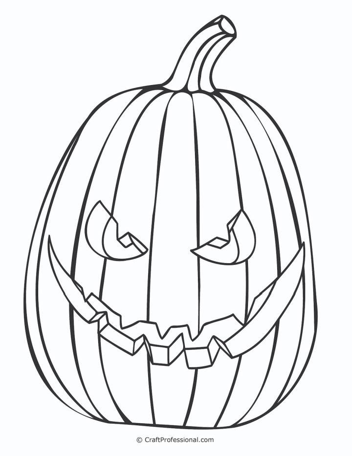 Pumpkin Coloring Pages for Adults Kids