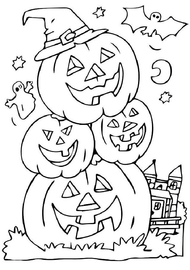 Pumpkin Coloring Pages for Little Ones