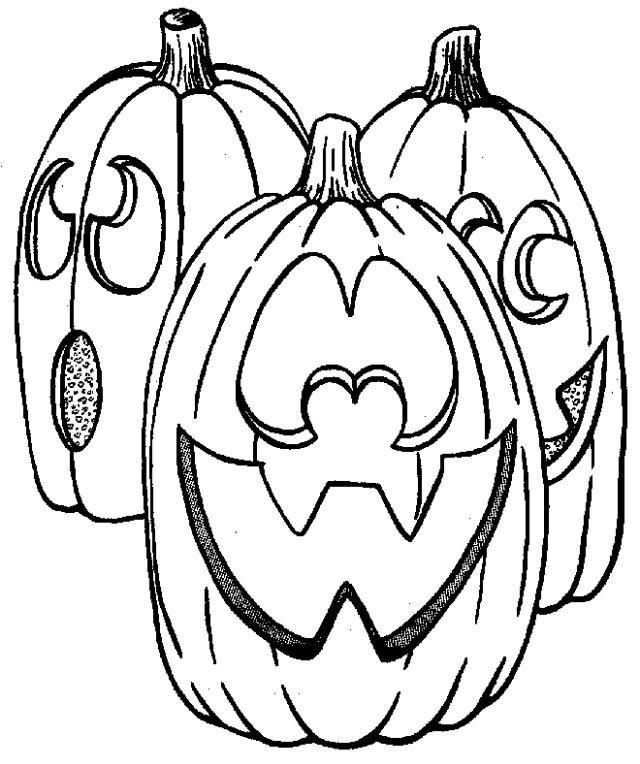Pumpkin Coloring Pictures To Print