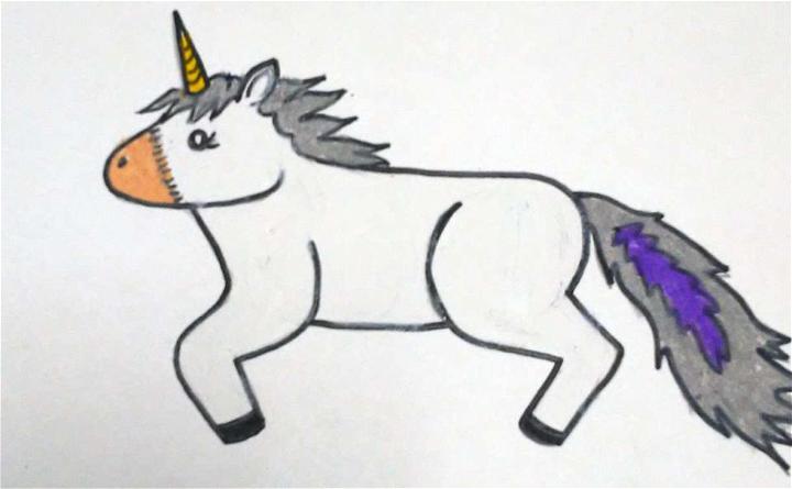 Quick and Easy Way to Draw Unicorn