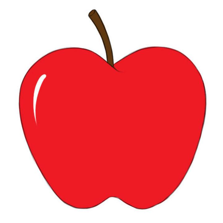 Red Apple Drawing