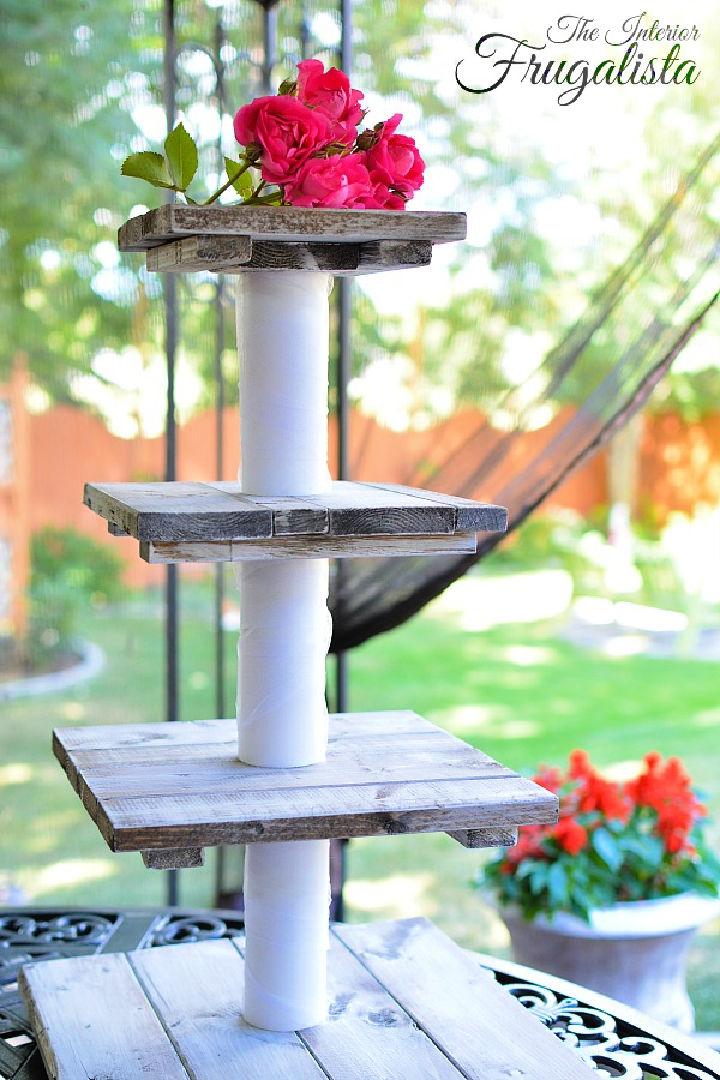 Rustic Country Wedding Cupcake Stand