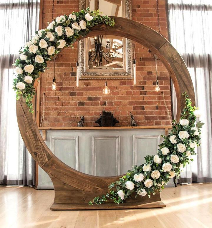 Rustic Wood Wedding Arch