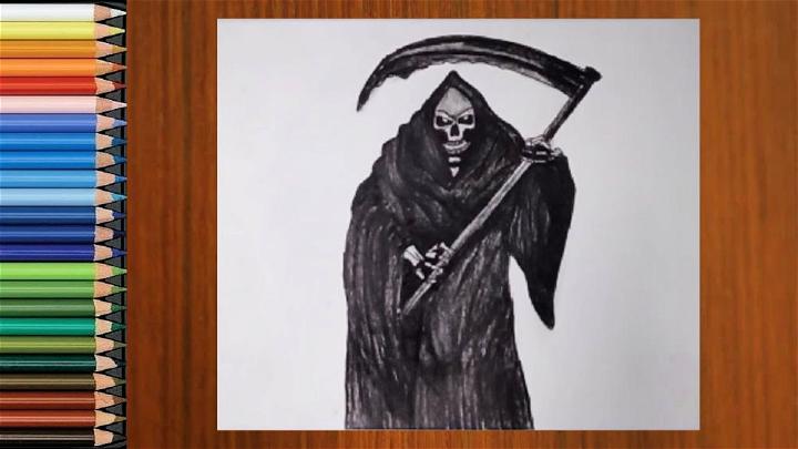 Scary Grim Reaper Drawing
