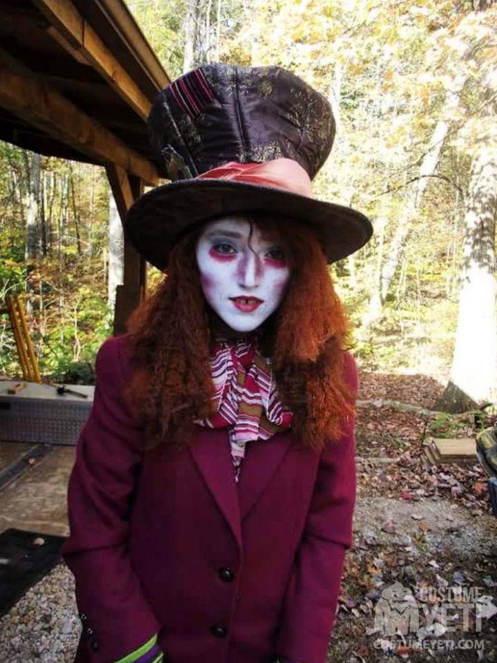 Scary Mad Hatter Costume for Woman