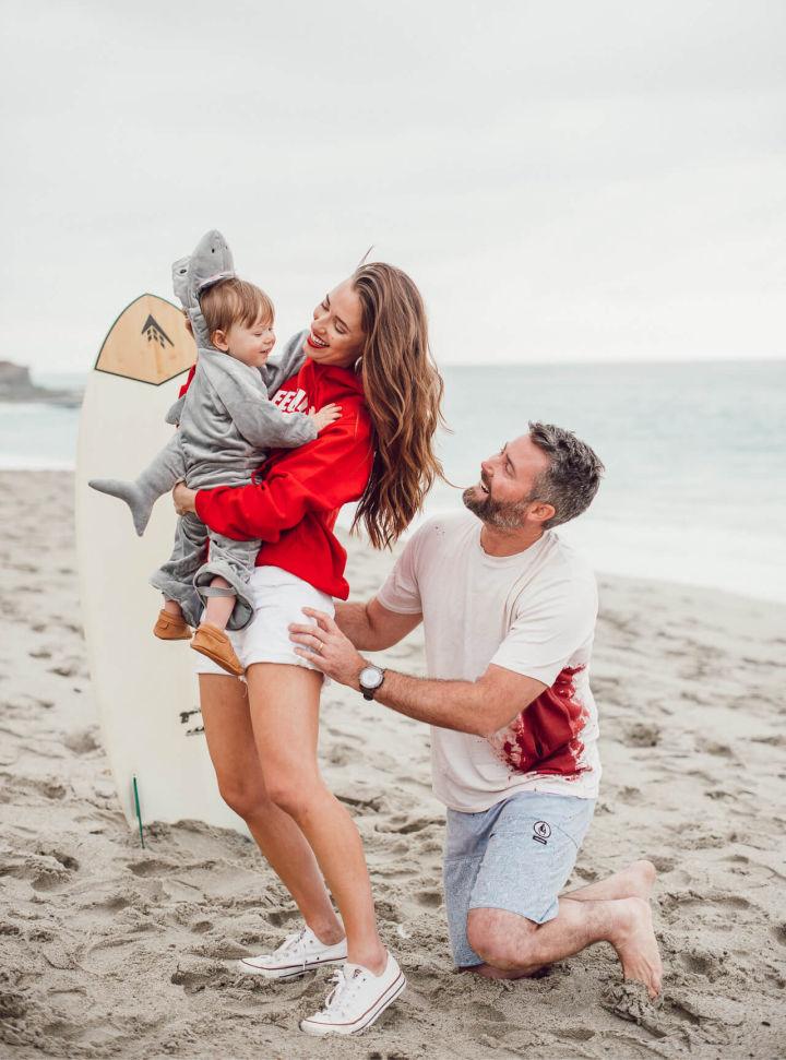 Shark Lifeguard and Surfer Family Costume