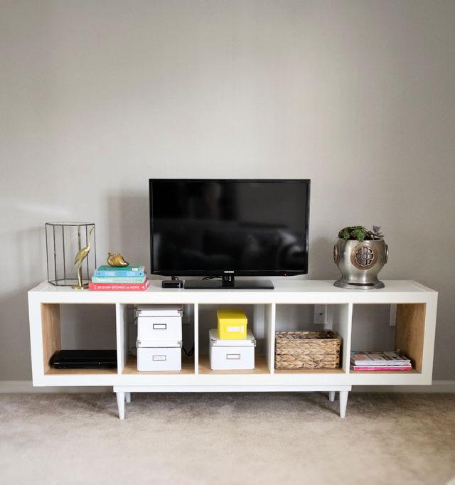 Shelving Unit To Tv Stand