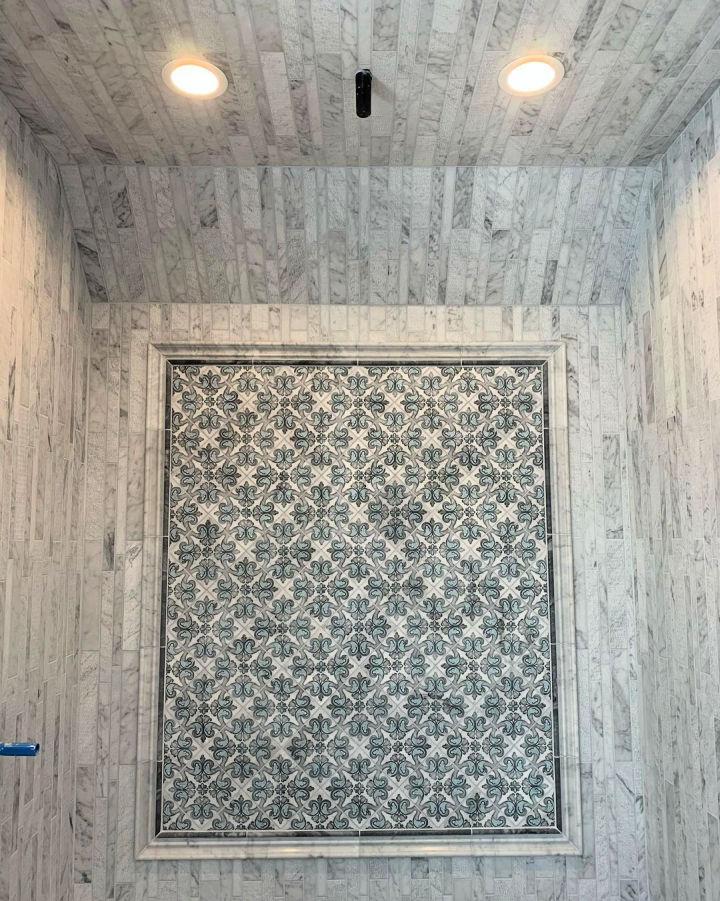 Shower Ceiling Tile Pattern