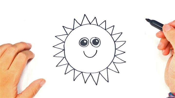 Simple Sun Drawing