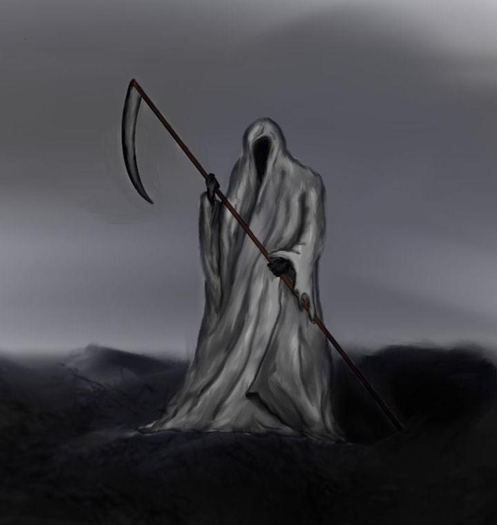 Simple Way to Draw Grim Reaper