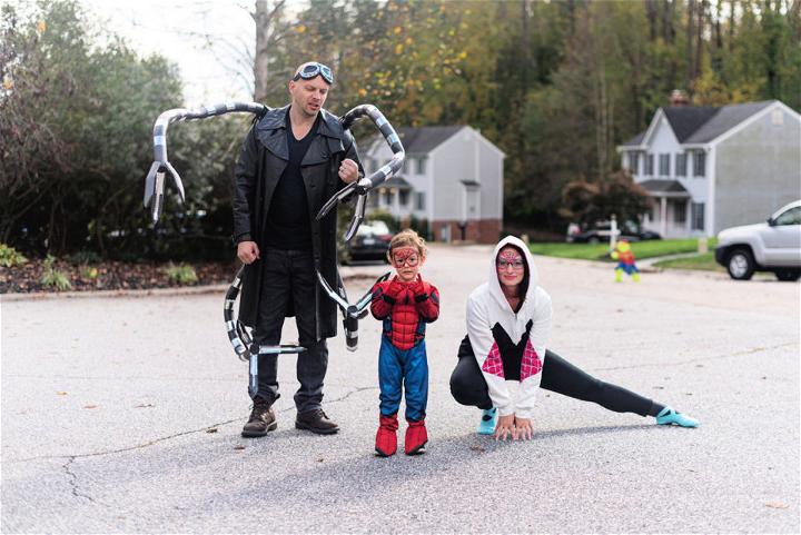 Spider Man Halloween Family Costume