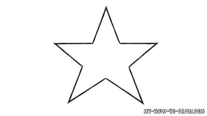 Star Line Drawing