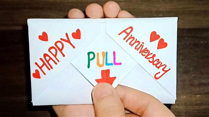 Surprise Message Anniversary Card