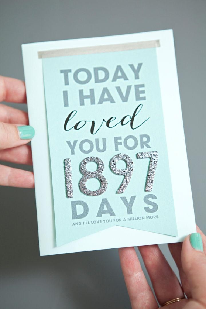 Today I Have Loved You for… Card