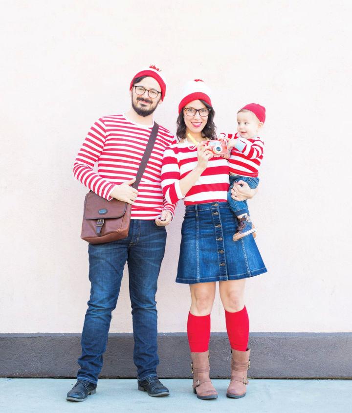 Wheres Waldo Costume For A Family Halloween