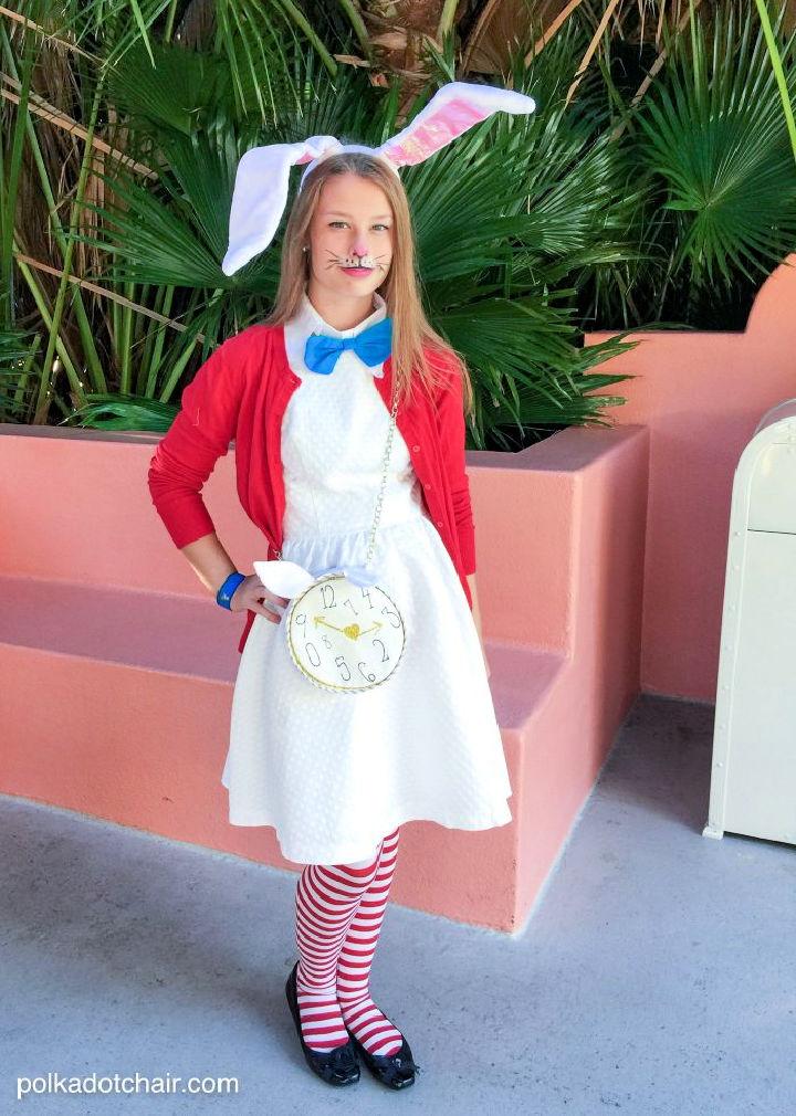 White Rabbit Alice in Wonderland Costume