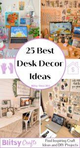 25 Unique Desk Decor Ideas for Home Office and Work Desk