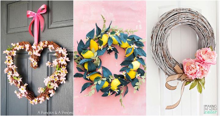 40 ways to make a wreath easy diy wreath ideas