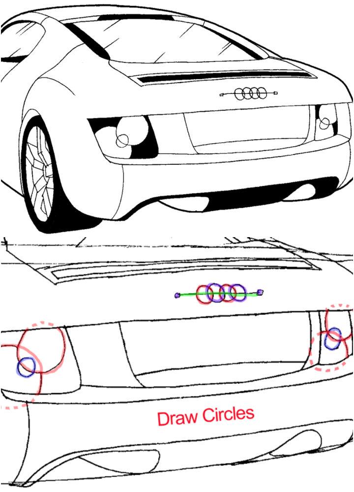 Back Of Car Drawing Step By Step