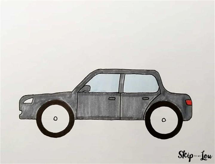 Basic Car Drawing for Beginners
