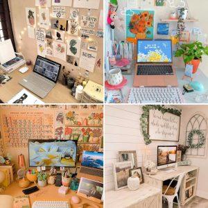 unique desk decor ideas for home office and work desk