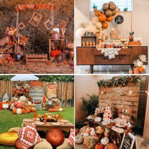 unique fall baby shower ideas, themes and decorations