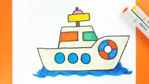 20 Easy Boat Drawing Ideas - How to Draw a Boat - Blitsy