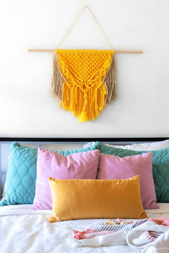 Colorful Macrame Wall Hanging for Beginners
