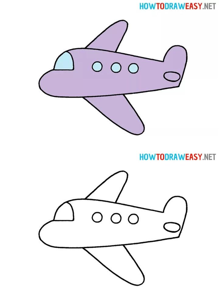 Airplane Drawing Images - Free Download on Freepik