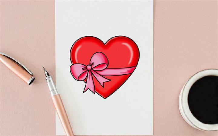 How to Draw a Heart Cute and Easy step by step  YouTube