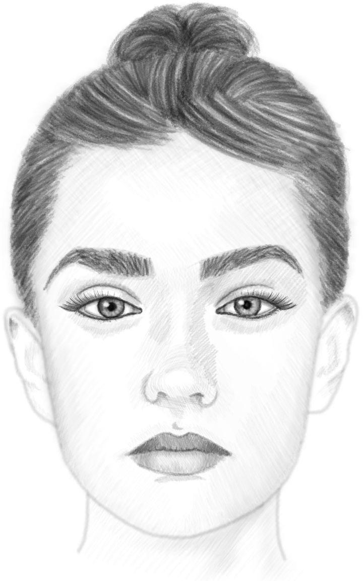 Draw a Face in Basic Proportions