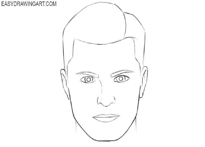 human face drawing