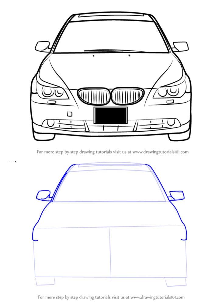 Easy Front Car Sketch