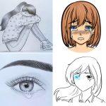 20 Easy Sad Drawings - Deep Sad Drawing Ideas