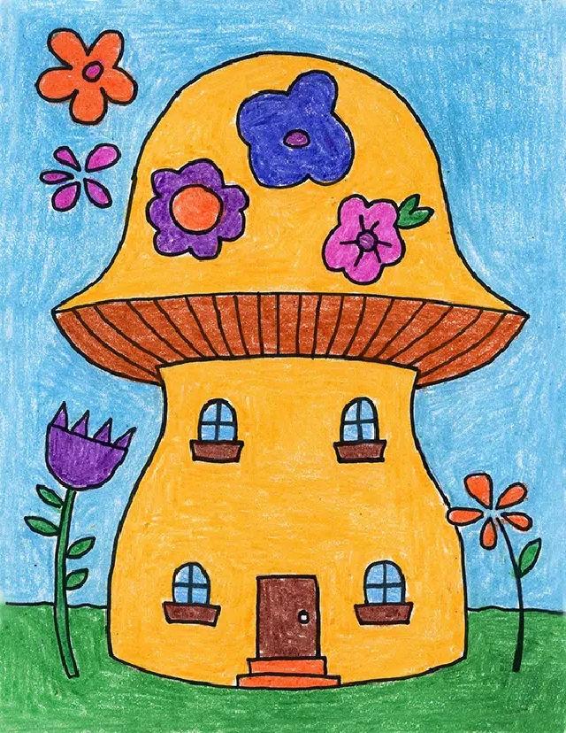 Fairy House Drawing