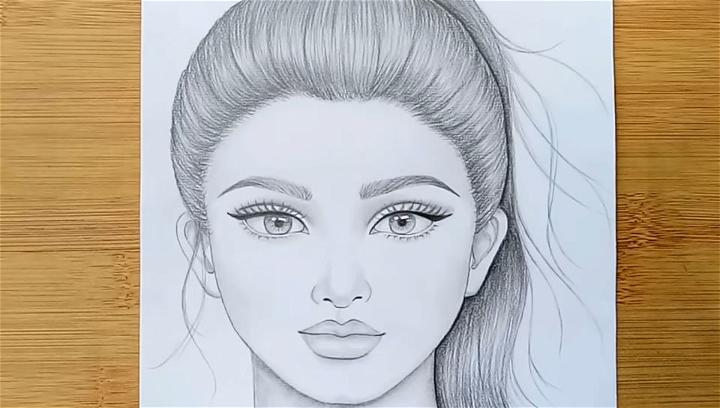 Cute girl face sketch by Noob-Italian-Mangaka on DeviantArt