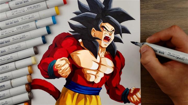 Goku Ssj4 Drawing