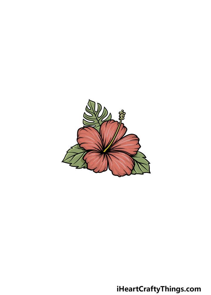 Hawaiian Flower Sketch