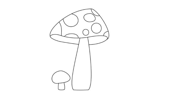 How To Draw A Small Mushroom