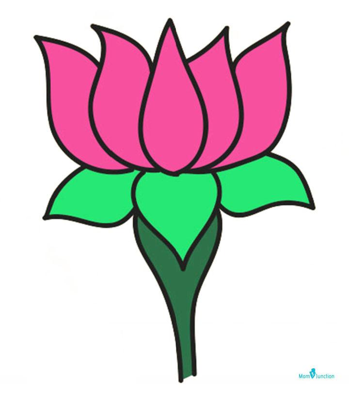 How To Draw Lotus Flower