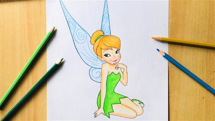Angels pencil sketch by hand vintage colors Vector Image