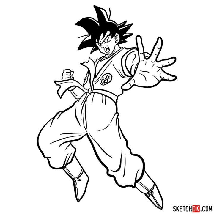 How to Draw Goku in Full Growth