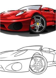 25 Easy Car Drawing Ideas - How to Draw a Car - Blitsy