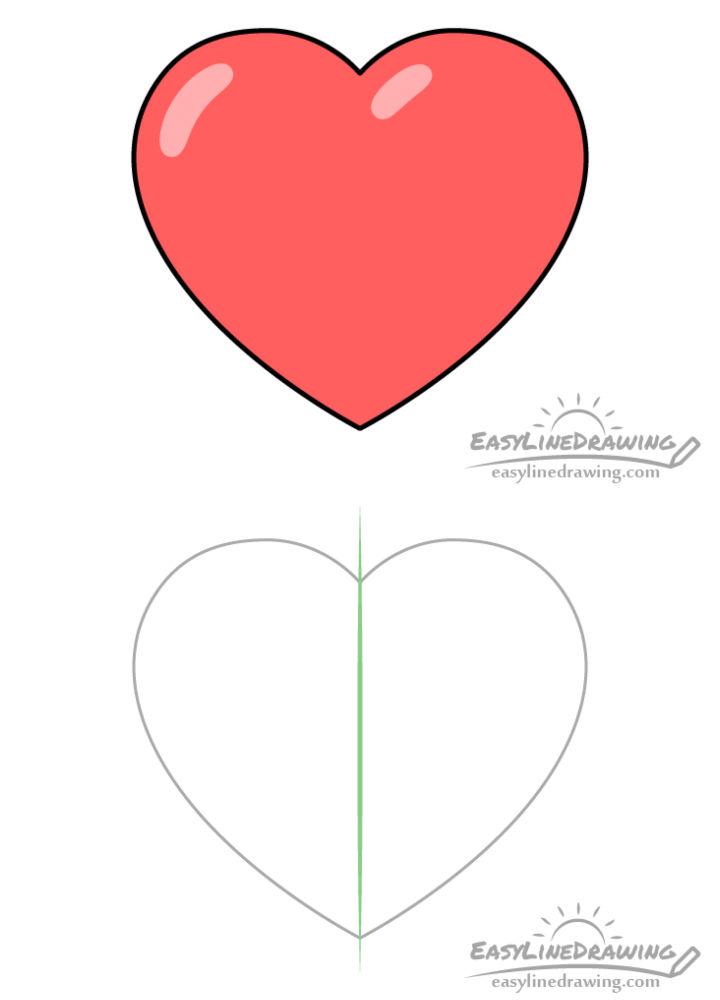 How to Draw a Heart Step by Step