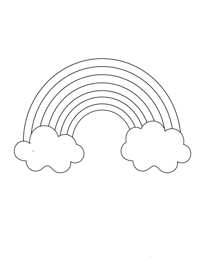 How to Draw a Rainbow Cloud