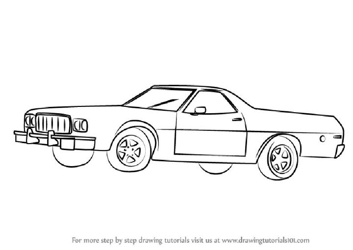 Easy Car Drawing Ideas » How to draw a Car Step by Step